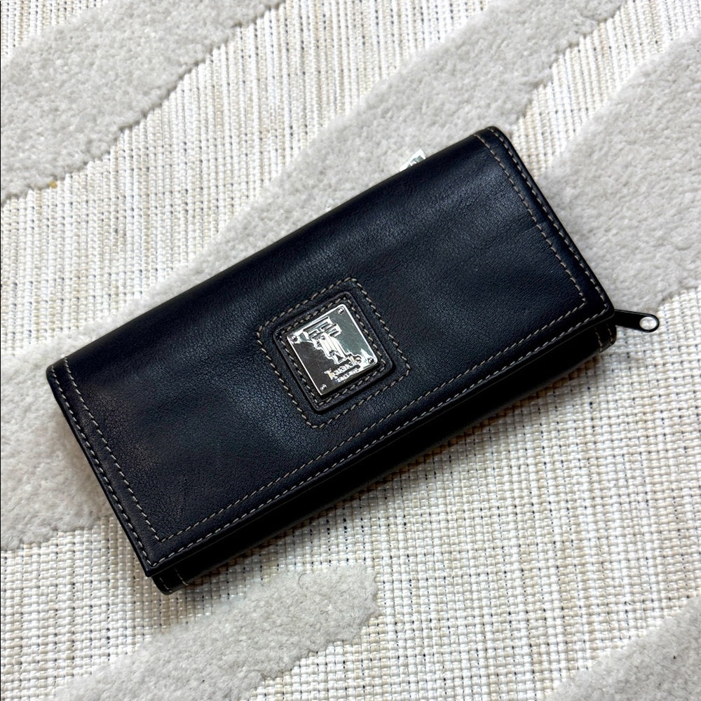 Tignanello Black Leather Wallet